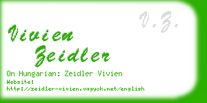 vivien zeidler business card